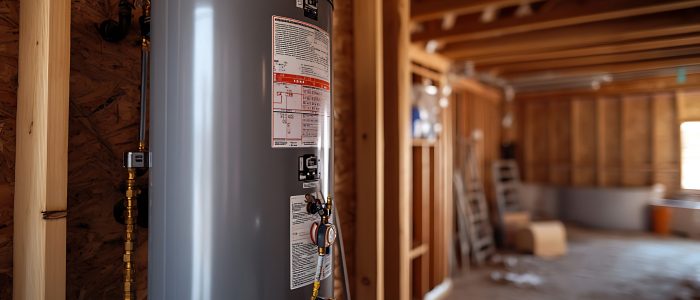 Water Heater Installation in Unfinished Basement